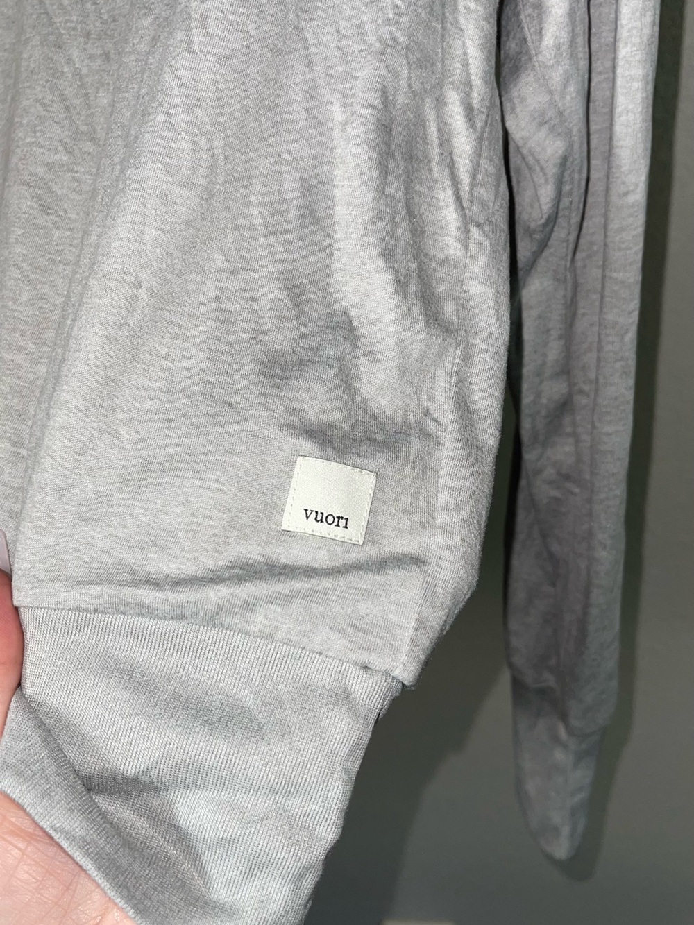 Vuori Heather Gray Crewneck Sweatshirt - Picture 2 of 3